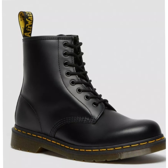 Dr. Martens Shoes - Dr. Martens 1460 Smooth Leather Lace Up Boots